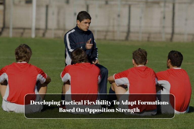 Developing Tactical Flexibility To Adapt Formations Based On Opposition Strength