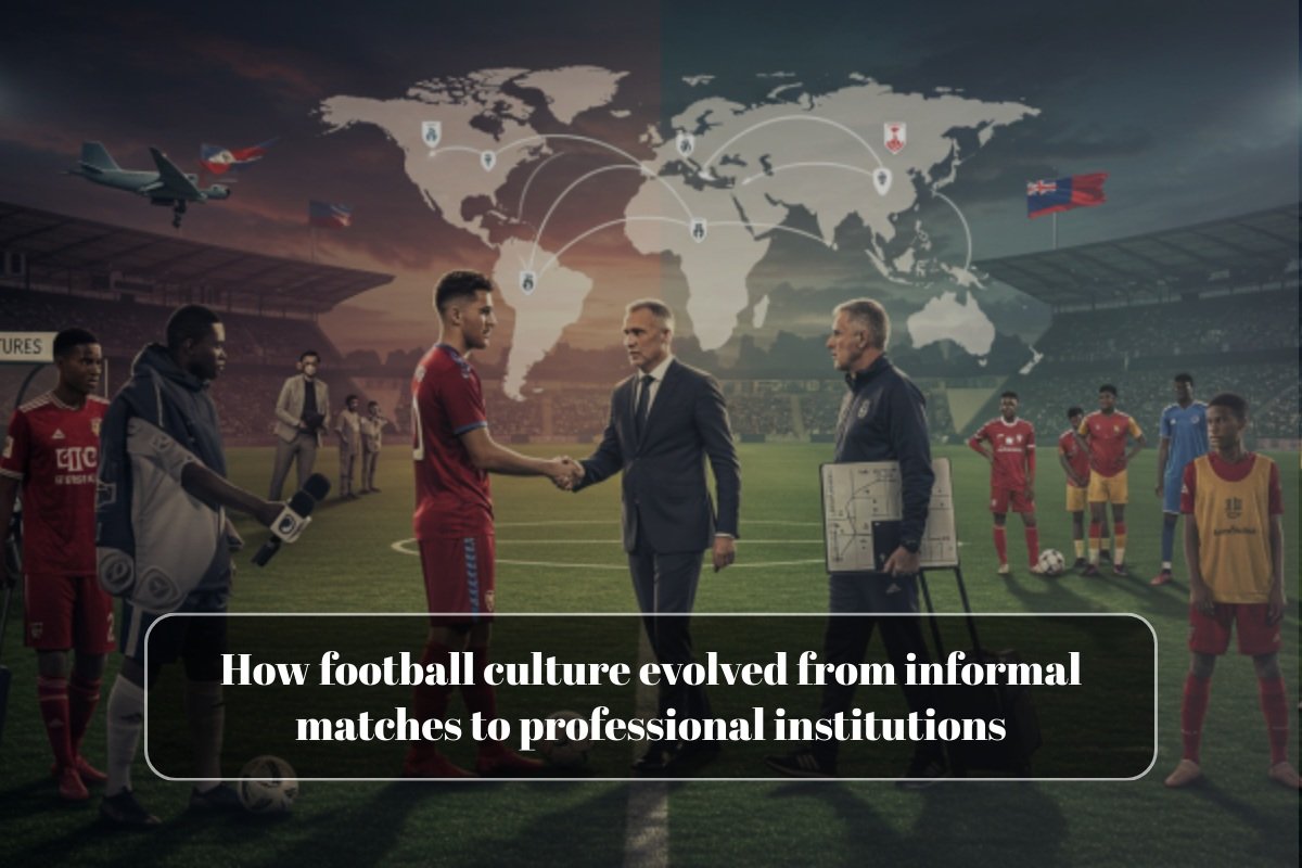 How football culture evolved from informal matches to professional institutions