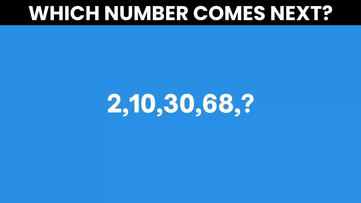 IQ Test Can You Guess Which Number Comes Next in 4 Seconds