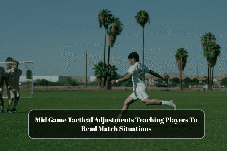 Mid Game Tactical Adjustments Teaching Players To Read Match Situations