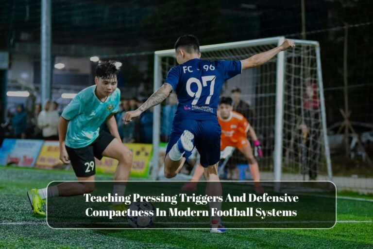 Teaching Pressing Triggers And Defensive Compactness In Modern Football Systems