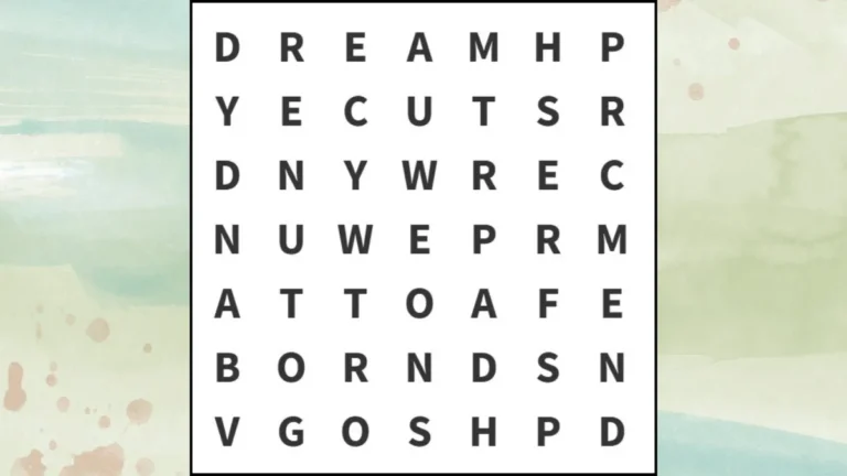Word Puzzle You have 2020 vision if you can spot the hidden word in 7 seconds!