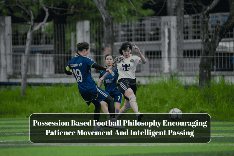 Possession Based Football Philosophy Encouraging Patience Movement And Intelligent Passing