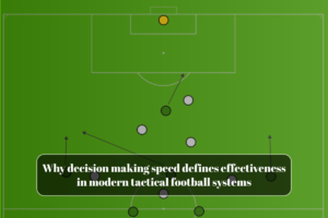 Why decision making speed defines effectiveness in modern tactical football systems
