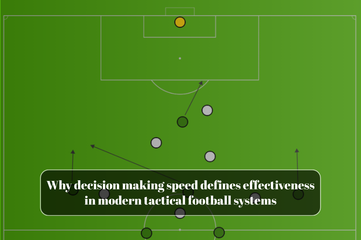 Why decision making speed defines effectiveness in modern tactical football systems